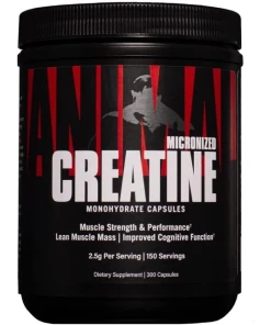 Animal - Micronized Creatine Monohydrate Capsules - 300 caps