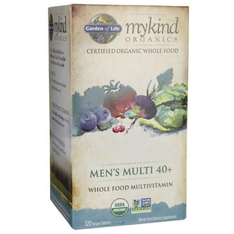 Garden of Life - Mykind Organics Men's Multi 40+ - 120 vegan tablets