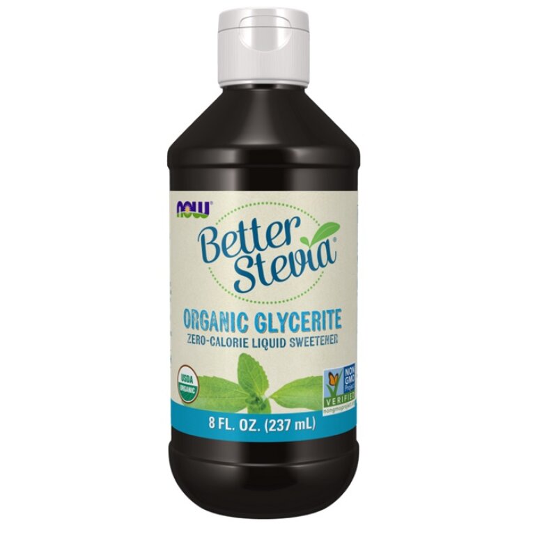 NOW Foods - Better Stevia Organic Glycerite - 237 ml.