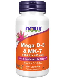 NOW Foods - Mega D-3 & MK-7 - 120 caps
