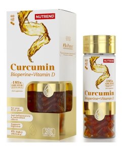 Nutrend - Curcumin + Bioperine + Vitamin D - 60 caps