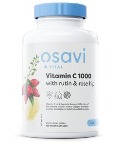 Osavi - Vitamin C1000 with Rutin & Rose Hip - 120 vegan caps