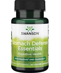 Swanson - Stomach Defense Essentials with PepZinGI and Comforteze - 60 vcaps