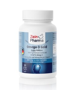 Zein Pharma - Omega-3 Gold - Brain Edition