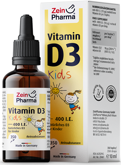 Zein Pharma - Vitamin D3 Drops For Kids