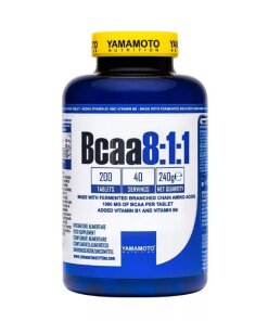 Yamamoto Nutrition - BCAA 8:1:1 - 200 tablets