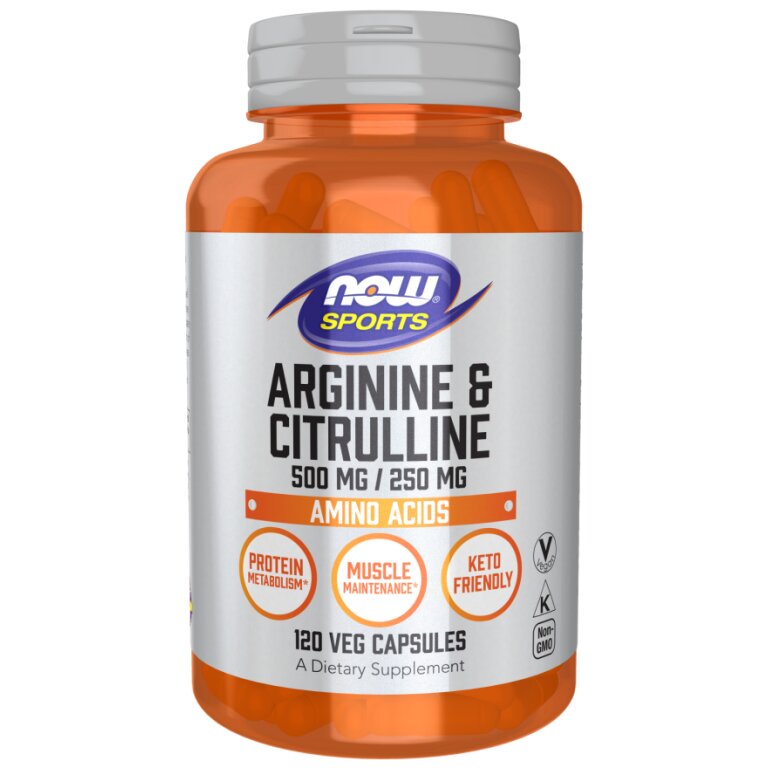 Arginine & Citrulline 500 mg / 250 mg Veg Capsules