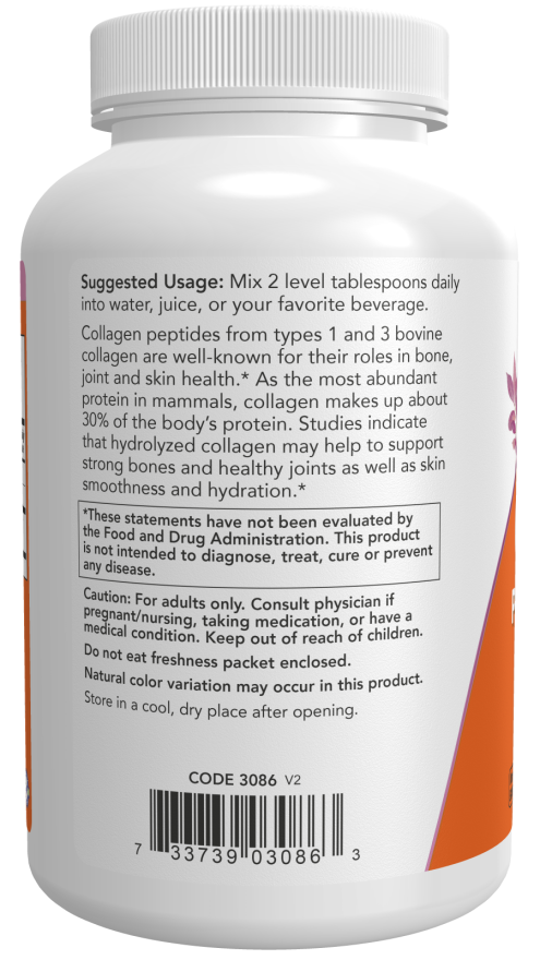 NOW Foods – Kolagénové peptidy v prášku 227g – Obrázok 3