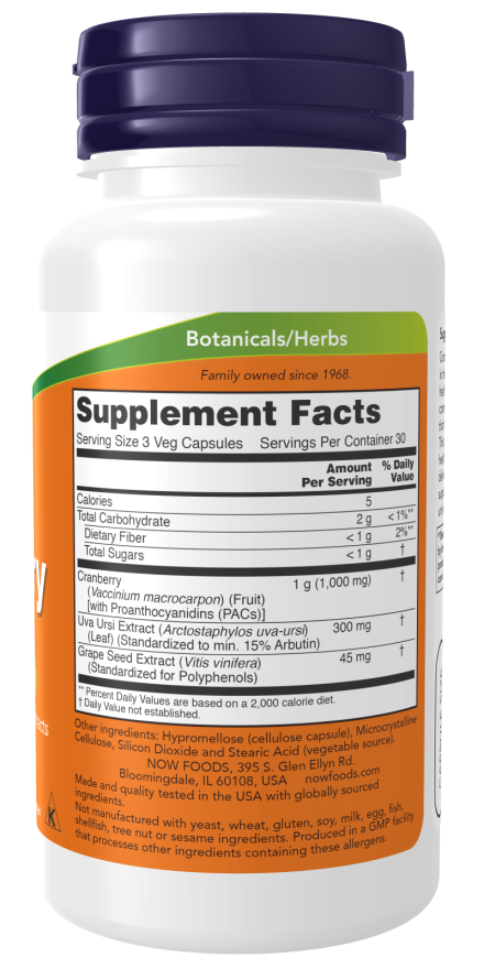 NOW Foods - Brusnice s PACs - 90 kapsúl - Billede 2