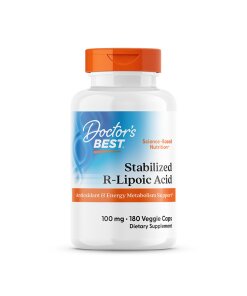 Doctor's Best Stabilized R-Lipoic Acid with BioEnhanced Na-RALA