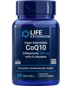 Eco Supplements - CoQ10 (Ubiquinone) with d-Limonene