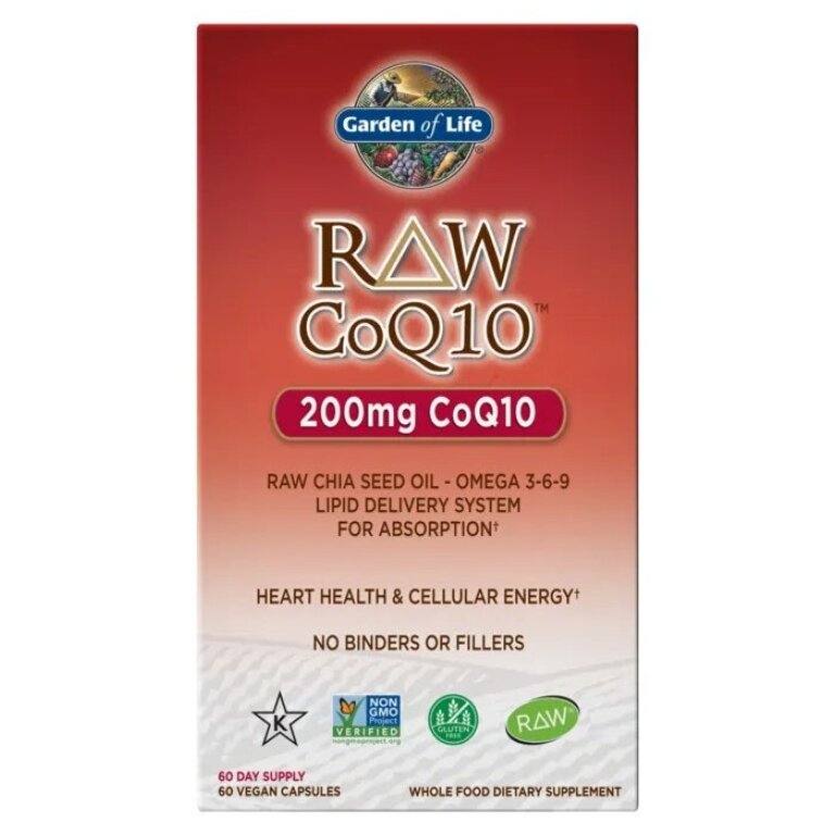 Eco Supplements - Raw CoQ10 - 60 Capsules