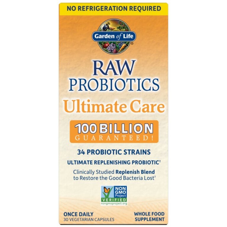 Eco Supplements - Raw Probiotics Ultimate Care Shelf-Stable 30 Capsules
