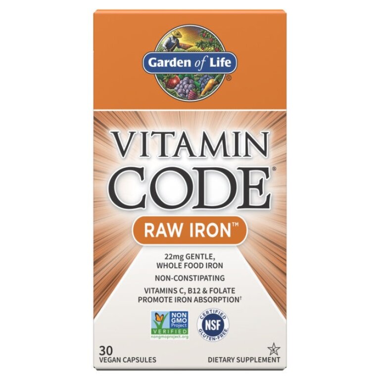 Eco Supplements - Vitamin Code Raw Iron Capsules