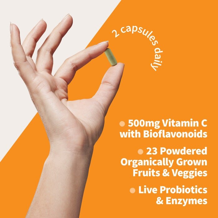 Have af Livet - Vitamin Code Surový vitamín C - 60 vegánskych kapsúl - Billede 3