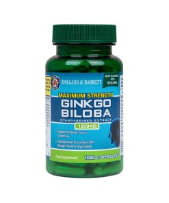 Holland & BarrettMaximum Strength Ginkgo Biloba 120mg 100 Capsules(171)Brain Health