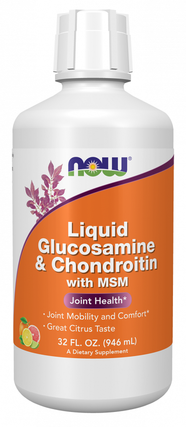 NOW Foods – Glukozamín & Chondroitín s MSM v tekutej forme - 473 ml – Obrázok 3