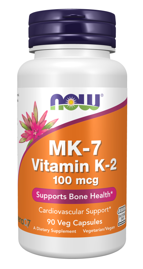 NOW Foods - Vitamín K-2 MK-7, 100 mcg, 60 kapsúl – Obrázok 4