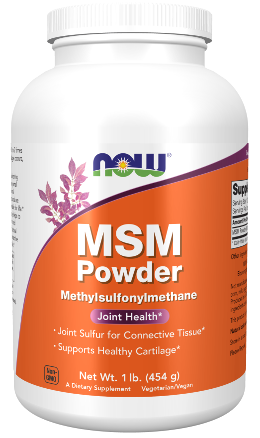 NOW Foods – MSM Methylsulfonylmethan, prášok - 227g – Obrázok 3