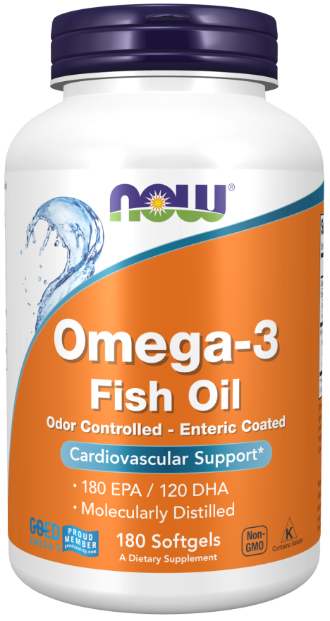 NOW Foods - Omega-3 s enterickým povlakom - 90 mäkkých kapsúl – Obrázok 4