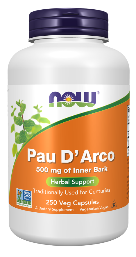 NOW Foods - Pau D'Arco 500 mg, 250 kapsúl – Obrázok 4
