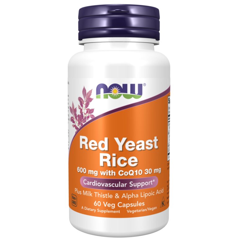 Red Yeast Rice 600 mg with CoQ10 30 mg Veg Capsules