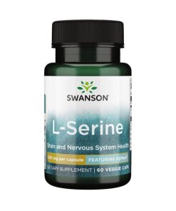 SWANSON AjiPure L-seryna 500mg 60kaps