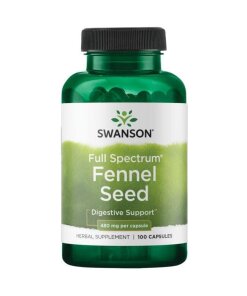 SWANSON FS Fennel Seed 480mg 100 kaps
