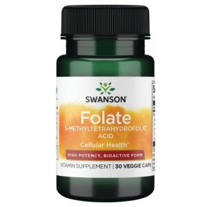 SWANSON Folian Quatrefolic 800mcg 30kaps