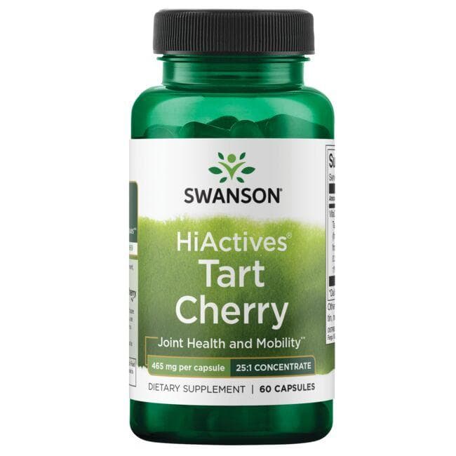 SWANSON HiActives Tart Cherry 465mg 60kaps