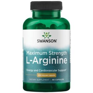 SWANSON L-arginina forte 850mg 90 kaps