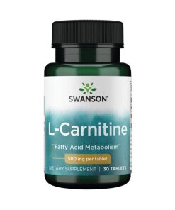 SWANSON L-karnityna 500mg 30 tabl