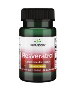 SWANSON Resweratrol 50mg 30kaps