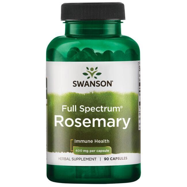 SWANSON Rozmaryn 400mg 90 kaps