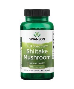 SWANSON Shiitake grzybek 500mg 60 kaps.