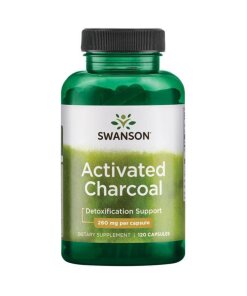 SWANSON Wêgiel drzewny aktywny 260mg 120