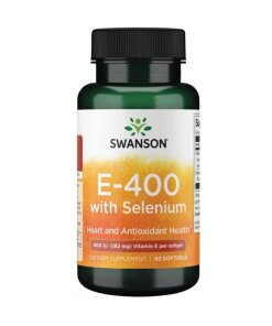 SWANSON Witamina E + Selen 90kaps
