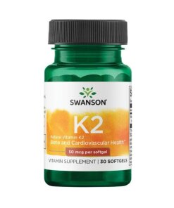 SWANSON Witamina K2 naturalna 50mcg 30 ¿el