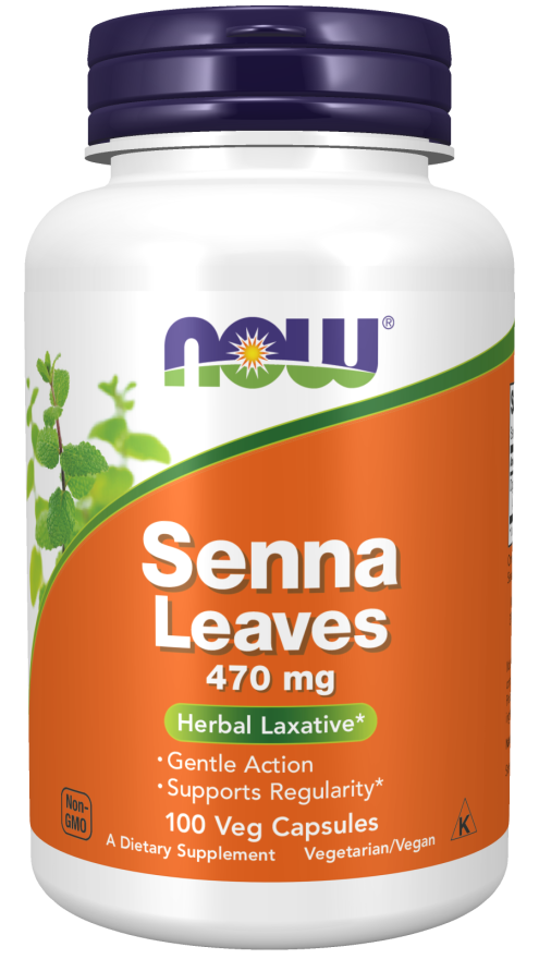 Senna Leaves 470 mg Veg Capsules
