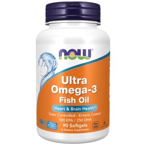 Ultra Omega-3 Fish Oil (Bovine Gelatin) Softgels