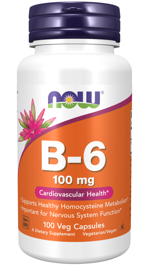 Vitamin B-6 100 mg Veg Capsules