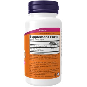 NOW Foods - Vitamín C 500 s šípkami - 250 tabliet