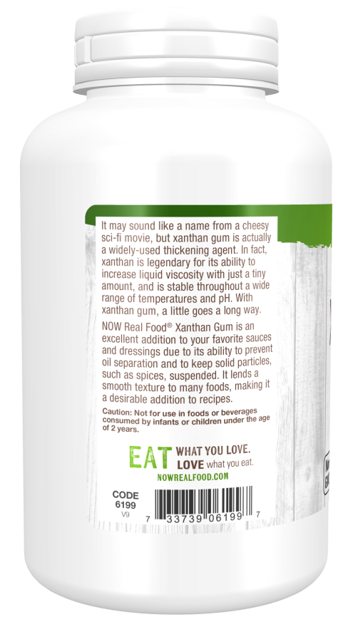 NOW Foods - Xanthanová guma, jemný prášok - 170g – Obrázok 3