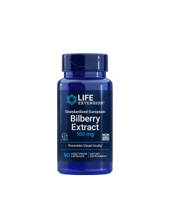 Life Extension - Standardized European Bilberry Extract (90 Veg Capsules)