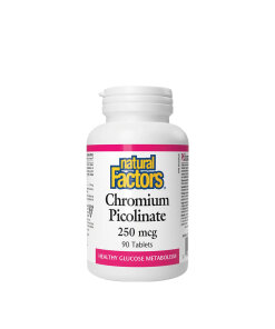 Natural Factors Chromium Picolinate 250 mcg (90 Tablets)