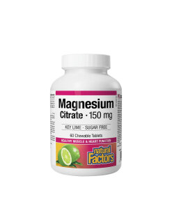 Natural Factors Magnesium Citrate 150 mg (90 Chewables