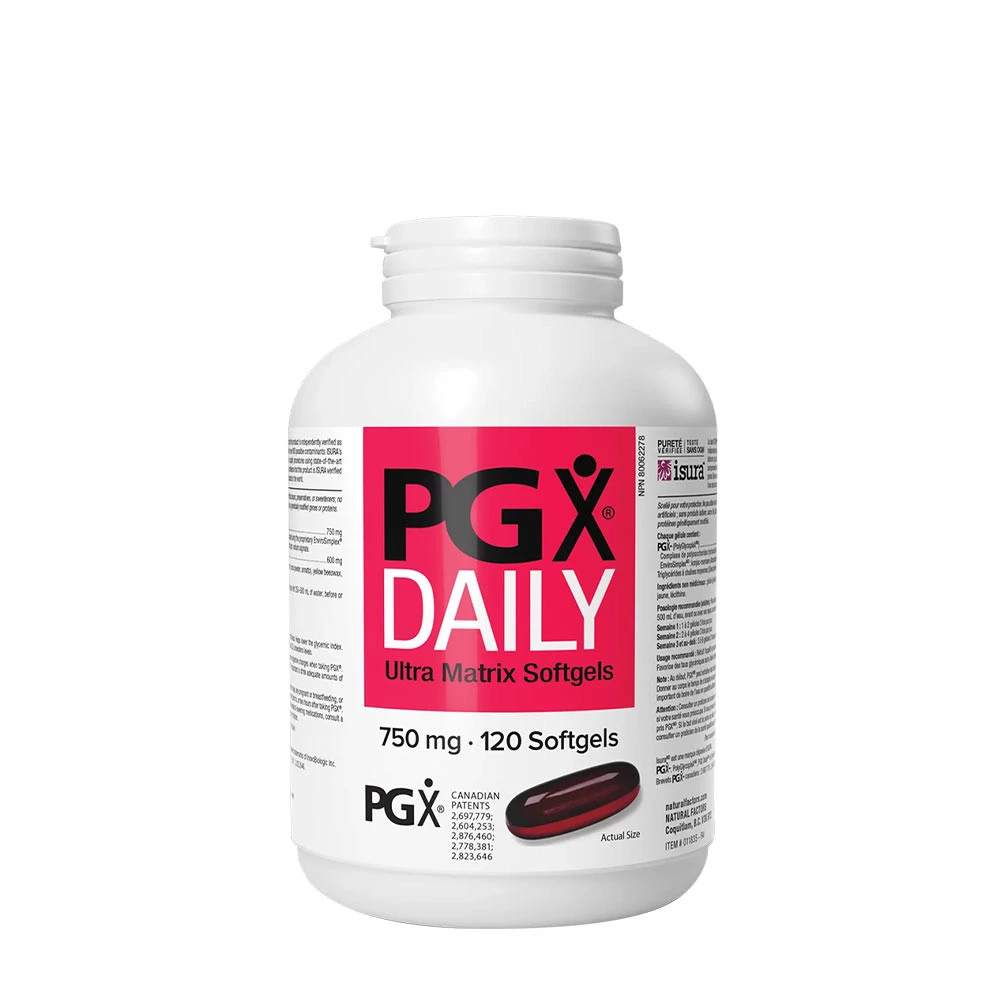 Natural Factors PGX Daily Ultra Matrix 750 mg (120 Softgels)