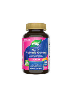 Nature's Way - 3-in-1 Probiotic Women's Gummy (50 Gummies)