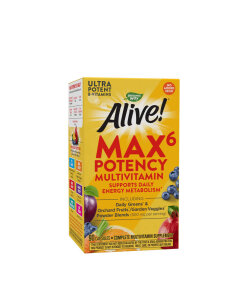 Nature's Way - Alive!® Max6 Max Potency Daily Multivitamin Without Iron (90 Capsules)