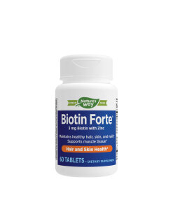 Nature's Way - Biotin Forte® with Zinc (60 Tablets)